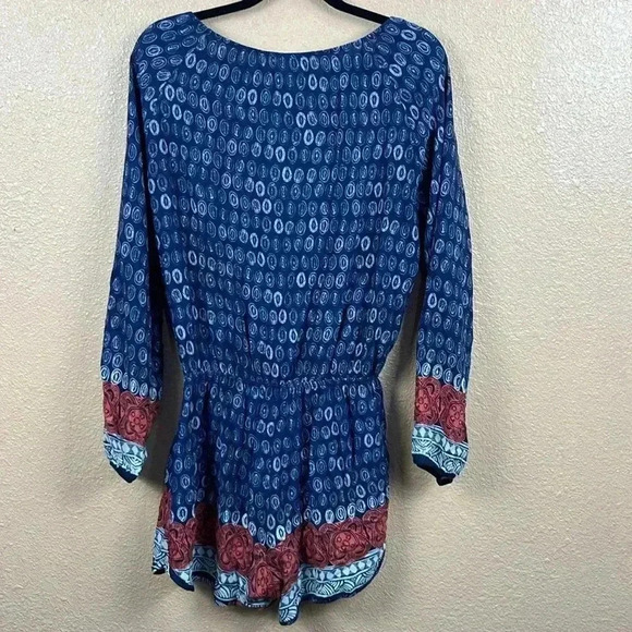 ANTHROPOLOGIE LILKA JUMPSUIT ROMPER SMALL MADE IN USA APOLIMA LONG SLEEVE - Picture 7 of 7